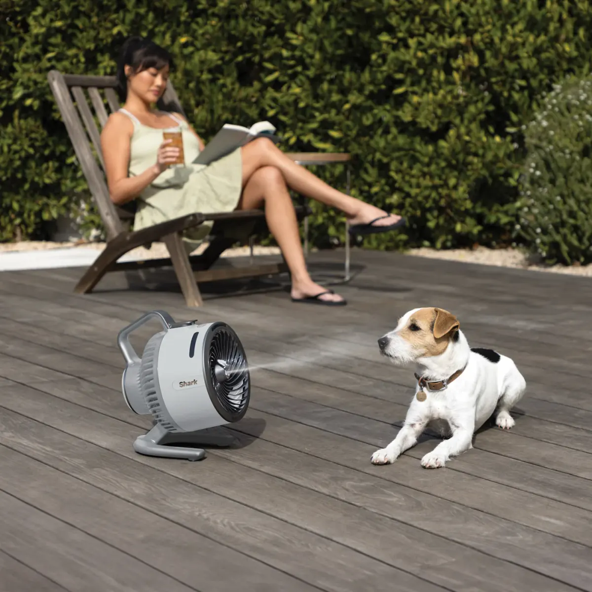 Ventilador ligero y portátil en exterior